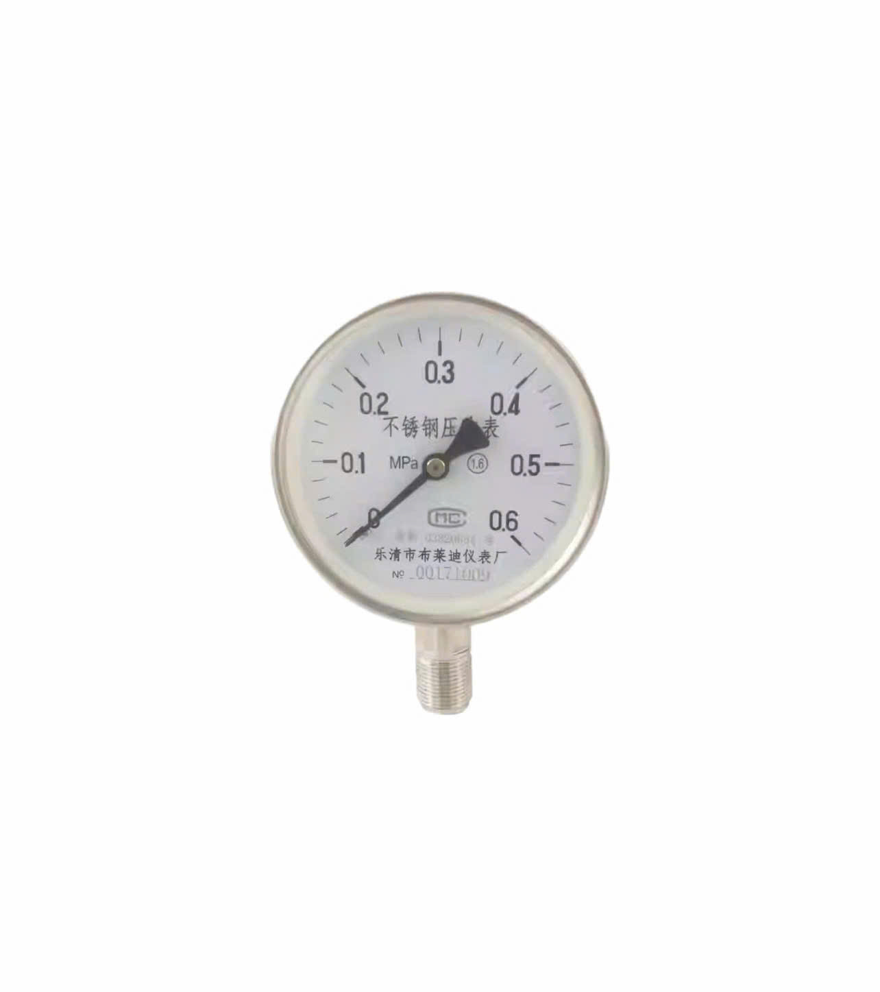 Đồng hồ đo áp suất Y100BF